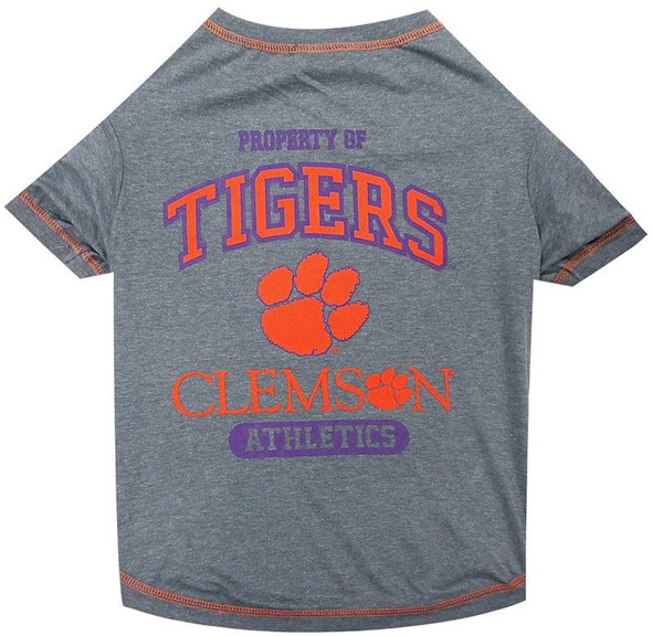 Pets First Clemson Tee Shirt for Dogs and Cats Medium