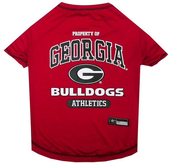 Pets First Georgia Tee Shirt for Dogs and Cats Medium