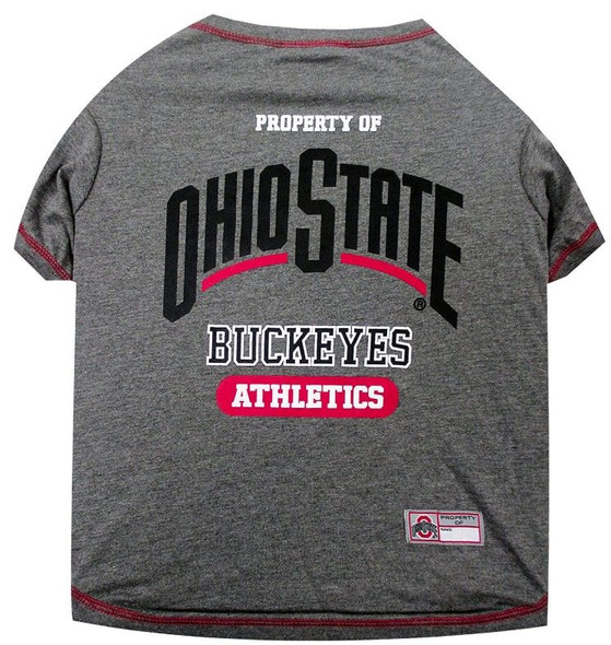 Pets First Ohio State Tee Shirt for Dogs and Cats Medium