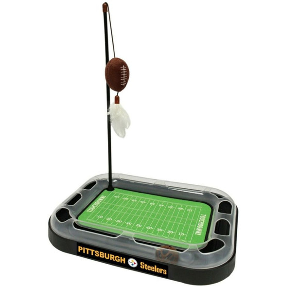 Pets First Pittsburgh Steelers Cat Scratcher 14.5L x 11W x 17.5H