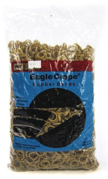 Elkay Plastics - Eagle Crepe 26 Rubber Bands 1 lb Bag