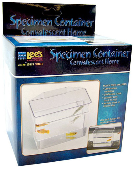 Lees Specimen Container Convalescent Home Small - 5.1L x 2.5W x 4.5H