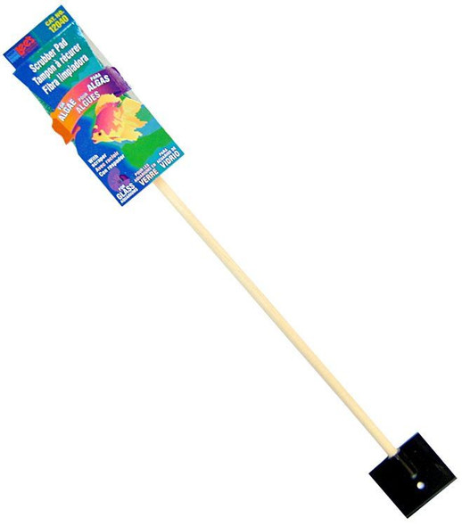 Lees Scrubber with Scraper - Glass 15 Long Stick with Scrubber & Scraper