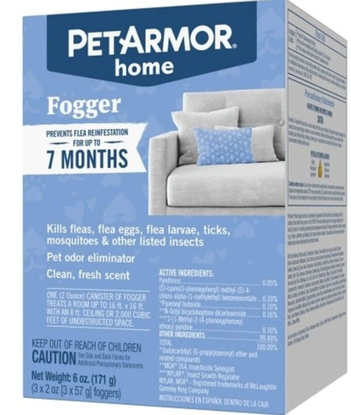 PetArmor Home Flea and Tick Fogger and Pet Odor Eliminator 3 count