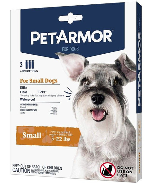 PetArmor Flea and Tick Treatment for Small Dogs (5-22 Pounds) 3 count