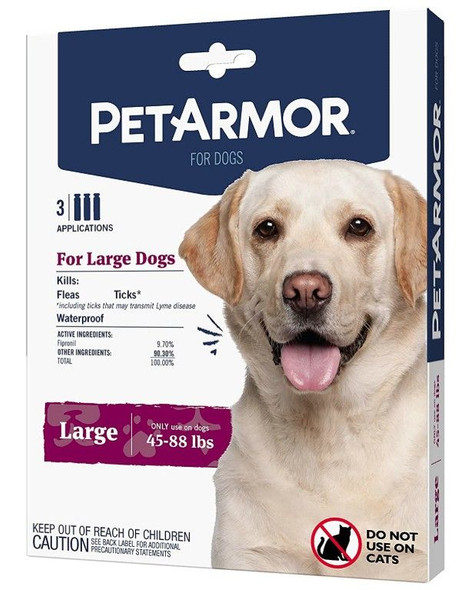 PetArmor Flea and Tick Treatment for Large Dogs (45-88 Pounds) 3 count