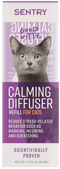 Sentry Calming Diffuser Refill for Cats 1.5 oz (New)