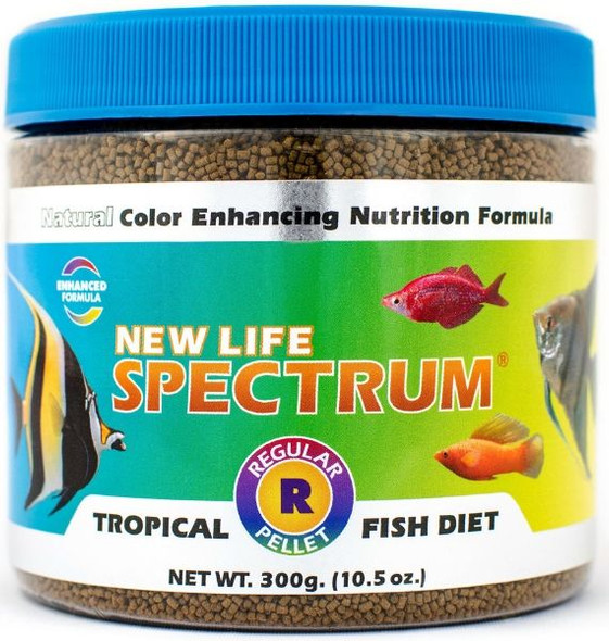 New Life Spectrum Tropical Fish Food Regular Sinking Pellets 300 g