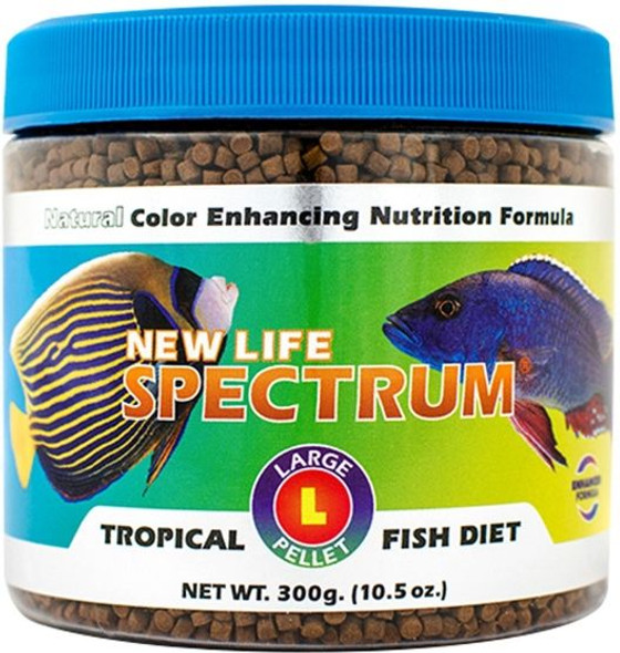 New Life Spectrum Tropical Fish Food Large Sinking Pellets 300 g