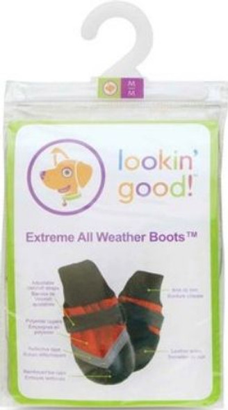 Fashion Pet Extreme All Weather Waterproof Dog Boots X-Large (4.75 Paw)