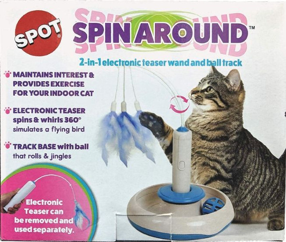 Spot Spin Around Cat Track Cat Toy 1 count