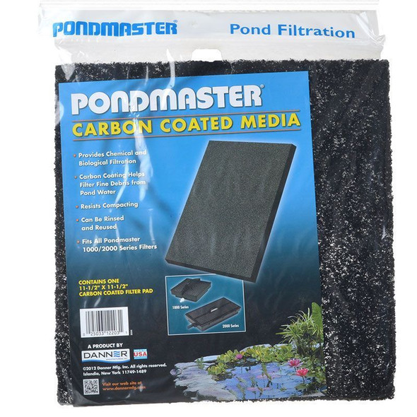 Pondmaster Carbon Coated Media 11.5 Long x 11.5 Wide (1 Pack)