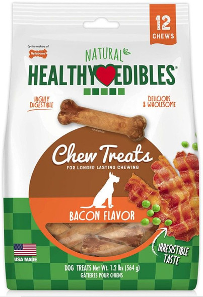 Nylabone Healthy Edibles Wholesome Dog Chews - Bacon Flavor - 1243