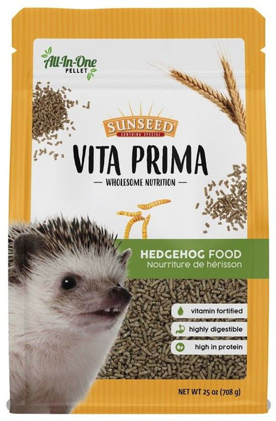 Sunseed Vita Prima All in One Pellet Hedgehog Food 25 oz