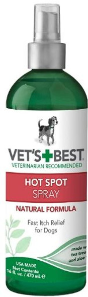 Vets Best Hot Spot Itch Relief Spray for Dogs 16 oz