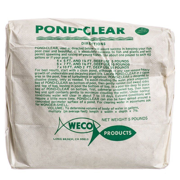 Weco Pond-Clear 5 lbs