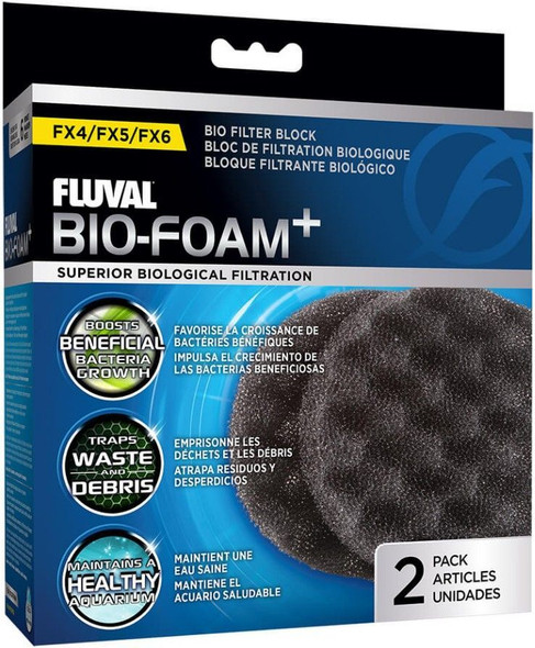 Fluval Bio Foam for Fluval FX5/6 Canister Filter 2 count