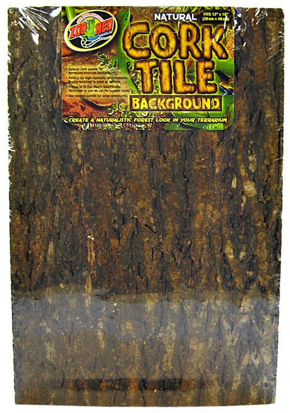 Zoo Med Natural Cork Tile Terrarium Background Medium (18 Long x 12 Wide)