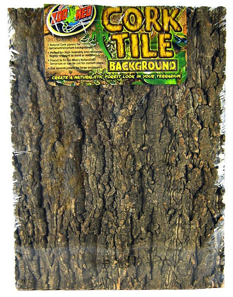 Zoo Med Natural Cork Tile Terrarium Background X-Large (24 Long x 18 Wide)