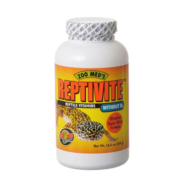 Zoo Med Reptivite Reptile Vitamins without D3 16 oz