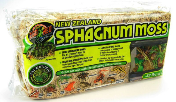 Zoo Med New Zeland Sphangnum Moss .33 lbs