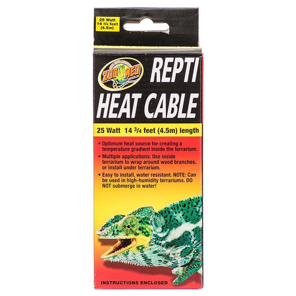 Zoo Med Repti Heat Cable 25 Watts (14.75' L)