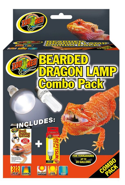 Zoo Med Bearded Dragon Lamp Combo Pack Bearded Dragon Lamp Combo Pack