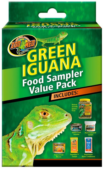 Zoo Med Green Iguana Foods Sampler Value Pack 1 count
