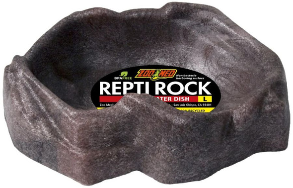 Zoo Med Repti Rock - Reptile Water Dish Large (8.5 Long x 6 Wide)