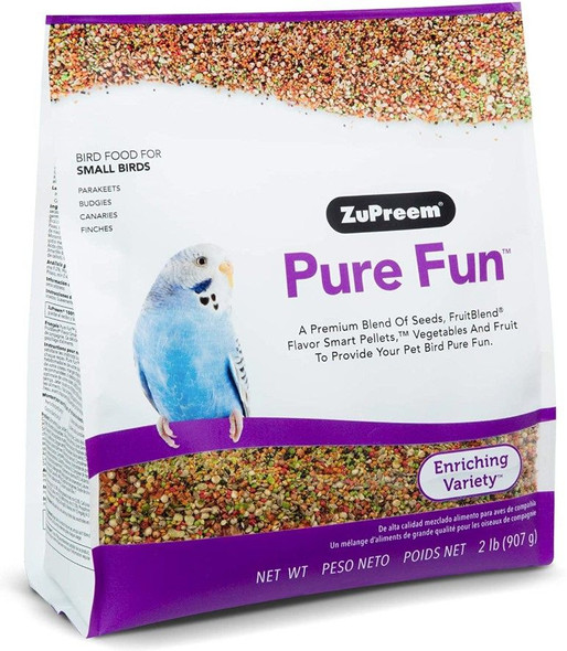 ZuPreem Pure Fun Enriching Variety Seed for Small Birds 2 lbs