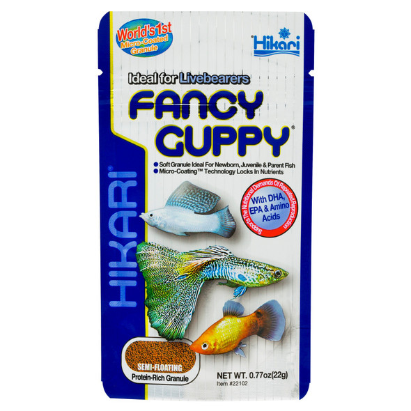 <body><p>Semi-floating protein-rich granule developed as a result of extensive research into habits of many types of guppies & livebearers with the purpose of improving their breeding habits, growth rates, overall health and resistance to diseases.</p></body>