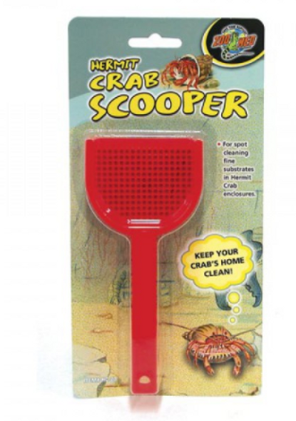 These perforated scoopers are great for spot cleaning fine substrate within your hermit crab's exciting enclosure.