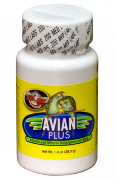 The Zoo Med Avian Plus Bird Vitamins contain so many different benefits. With 16 isolated amino acids in our calcium based formula, your birds will stay strong and healthy all year long!