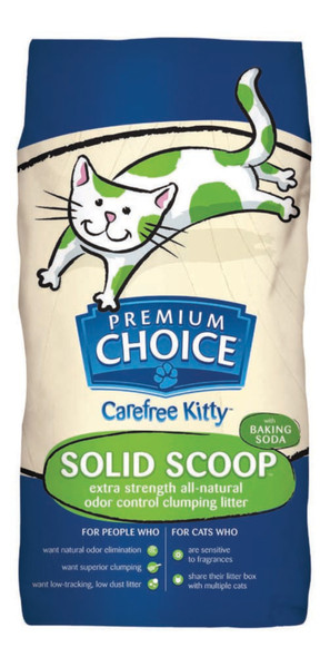 <body><p>Multiple cats mean a lot more feline power to control. Get the scoopable litter with the natural power of baking soda to keep added odors and mess in check. This unique clumping formula allows for complete liquid and solid waste removal with virtually no dust. And because these granules are pyramidal in shape, that means less floor scatter and less tracking...which means more clean for you and your carefree kitties.</p><ul><li>Specially formulated with baking soda to absorb odors for a fresh litter box. Perfect pet parents who want natural odor elimination.</li> <li>Perfect for households with multiple cats. Not only does this product have superior clumping but it also has low-tracking and low dust.</li> <li>Premium choice litter contains the fewest additives possible and is all-natural, naturally.</li> <li>The best formula is ironically the most basic - the purest clay and sodium bentonite available. This product is made with the purest clay and sodium bentonite available.</li> <li>The clay is produced directly by Premium Choice. They mine, convert, package and deliver their own clay.</li></ul></body>