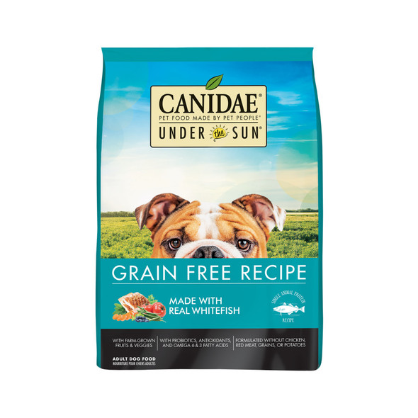 <body><p>Good ingredients make good food. We've learned this in our own kitchens. So we choose a variety of delicious farm-grown ingredients for our pet food recipes. Single animal proteins like lamb, chicken, or whitefish are paired with a bounty of fruits and vegetables like carrots, peas, butternut squash, pumpkin, blueberries, and more. You can feel good feeding CANIDAE Under The Sun knowing the quality ingredients we use make it great tasting and nutritious for your pet and budget-friendly for you!</p><ul><li>Farm-grown ingredients</li> <li>Grain-free</li></ul></body>