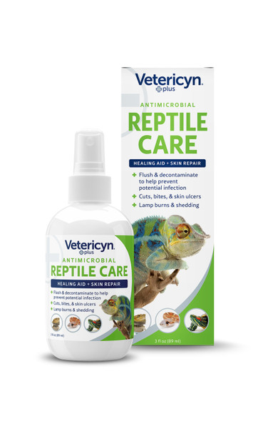 <body><p>Vetericyn Plus Reptile Wound & Skin Care is the first line of defense for your reptile friends. Vetericyn Plus is perfect for cleansing wounds and other ailments that commonly occur. This product is formulated with advanced hypochlorous technology that is safe and effective for cleaning cuts, abrasions and scratches. It is also formulated at an appropriate pH level that will not burn or sting. Vetericyn makes caring for your animals simple and easy.</p></body>