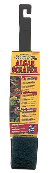 <body><p>An incredibly durable algae scraper for cleaning aquarium walls. Made with a long,strong handle to protect user from getting too wet. Scrapes algae off quickly & easily. For glass aquariums.</p></body>