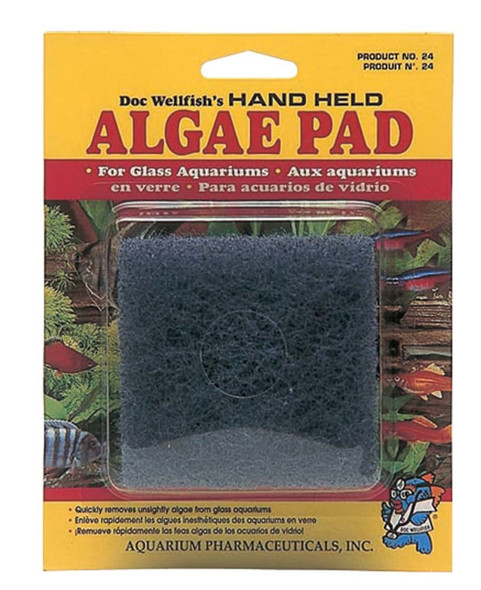 <body><p>Indestructible pad which gives the user hand-held control to reach in and clean the algae from the nooks and crannies of the aquarium. For glass aquariums.</p></body>