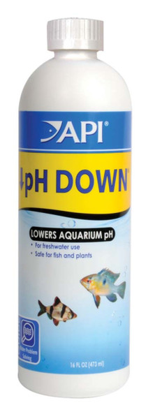 <body><p>Lowers pH and makes aquariums more acidic. Fast-acting, colorless, easy-to-use and will not cloud or color aquarium water.</p></body>