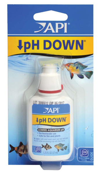 <body><p>Lowers pH and makes aquariums more acidic. Fast-acting, colorless, easy-to-use and will not cloud or color aquarium water.</p></body>