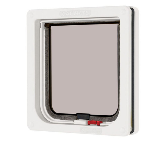 <body><p>The Cat Mate Lockable Cat Flap features a unique trimmable door liner to assure neat, easy installation in all doors and walls, and is great for very thin panels and screens. Automatic doors help keep unwanted pests out! Silent action won't frighten pets or disturb owner. Draft and weatherproof brush sealed flap with magnetic closure. Transparent tinted flap lets pets see where they're headed.</p></body>