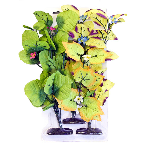 <body><p>Blue Ribbon ColorBurst Florals Broad Leaf Flower Cluster Variety Pack 3 Plants. Assortment includes 1 each of the following: Broad Lily-Leaf With Flowering Buds - large, Flowering Willow Leaf - medium, Flowering Wild Fern Cluster - medium</p></body>