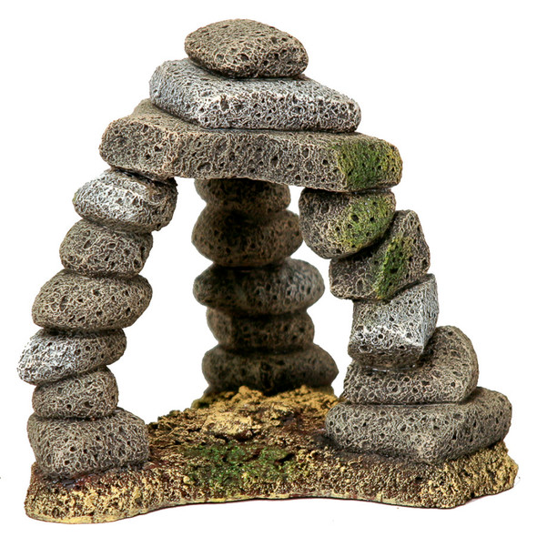 <body><p>Blue Ribbon Exotic Environments Triple Pebble Archway 9.25 x 7.25 x 7.5 inches. Creating a natural seascape has never been easier, with our line of large pebble archways. Mix and match with our silk-like plants, and you can create a gorgeous replica of a freshwater lake ecosystem</p></body>