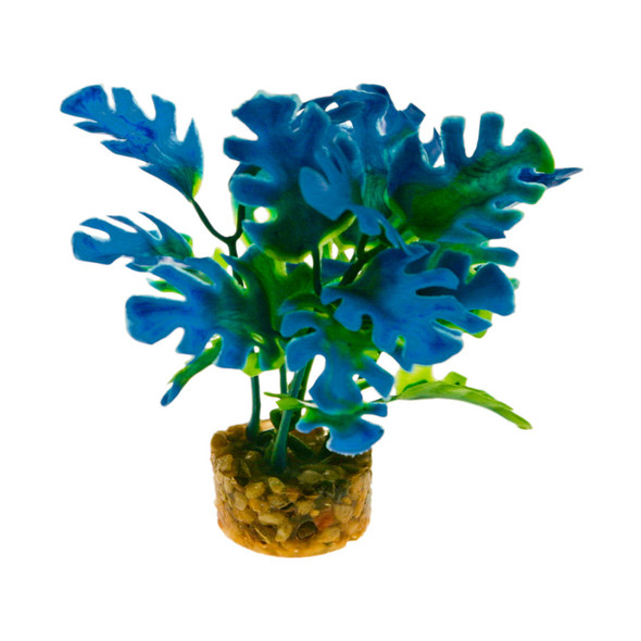 <body><p>Brilliantly colored, this gravel base plant anchors nicely, with soft plastic leaves & branches that are sturdy enough to stand up on their own, but soft enough to sway in the water. Safe for fresh or salt water.</p></body>