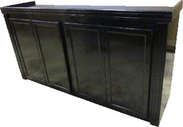<body><p>36in Tall Cabinet, Oak Wood Construction, Decorative Custom Grooved Trim, Five Piece Flat Panel Doors, Very Large Reef Doors</p></body>