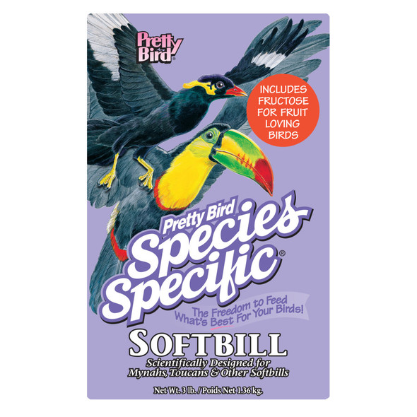 <body><p>Simplifies the feeding and management of softbill birds such as mynahs and toucans. Manufactured with fructose which is a naturally occurring ingredient in fruit and is in a smaller shaped nugget. Our iron levels are less than 60 Ppm, which is well below the safe maximum levels currently recommended. Softbills love fruit which should be offered on a daily basis.</p></body>