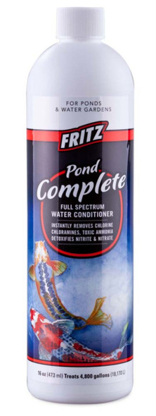 <body><p>Fritz Complete is a concentrated, one-step, full-spectrum water conditioner that detoxifies chlorine, chloramine, ammonia, nitrite and nitrate.</p></body>