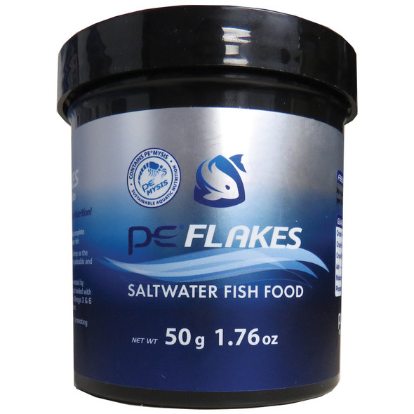 <body><p>PE Mysis Flakes Saltwater Fish Food are the first aquarium fish food flakes for saltwater fish to be formulated with fresh PEMYSIS shrimp as the leading ingredient! PE Mysis Flake foods are an extremely palatable, and nutritionally complete fish food flake diet designed to enhance coloration and induce an energetic feeding response in all varieties of saltwater aquarium fish. PE Mysis shrimp are rich in protein, fatty acids and harvested at nighttime when the Mysis are actively feeding on phytoplankton near the surface. This natural diet rich in phytoplankton which PE Mysis prey upon is what makes PE Mysis such an ideal food for herbivorous, omnivorous and carnivorous saltwater fish. Fresh PE Mysis shrimp incorporated as the leading ingredient into the formulation of PE FLAKES for saltwater fish enables preservation of nutrition during production, protecting the integrity of the ingredients resulting in a digestible diet which does not foul your aquarium water. PE Mysis Flakes Saltwater fish food such an ideal food for a variety of saltwater fish such as clownfish, damsels, tangs, angels, butterfly fish, and gobies to name a few.</p></body>