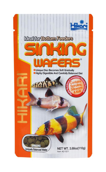 <body><p>Sinking WafersÂ® were specifically developed for corydoras catfish, loaches and other bottom feeders after extensive research into their nutritional requirements and eating habits. Keep them active and in ideal form with Sinking WafersÂ®!</p></body>