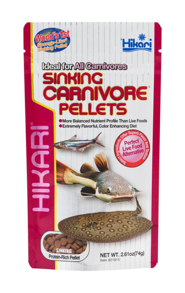 <body><p>A scientifically formulated, rapidly sinking pellet developed specifically for carnivorous fish who require higher usable protein levels. Great for any finicky eater too!</p></body>